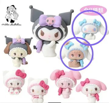 mikko 산리오 캐릭터즈 시크릿 마스코트 시나몬 2종