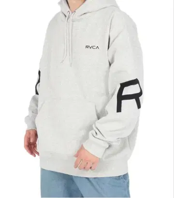 RVCA 후드티 그레이 L