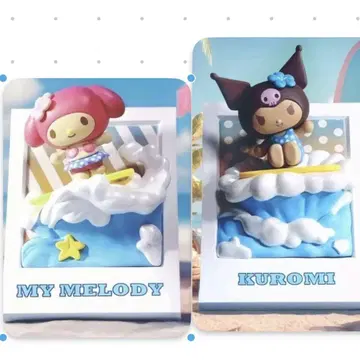 MINISO TOPTOY 마이멜로디 쿠로미 일광화상 서핑