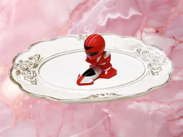 슈퍼전대 히어로 빛의 전사 마스크맨 손가락 인형 [레드 마스크]