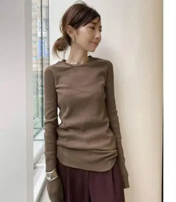 라빠르망 GOOD GRIEF RIB L/S TOP