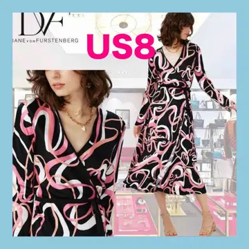 Diane von Furstenberg US8 랩 원피스