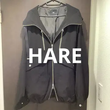 [ HARE ] 오버 후드 블루종