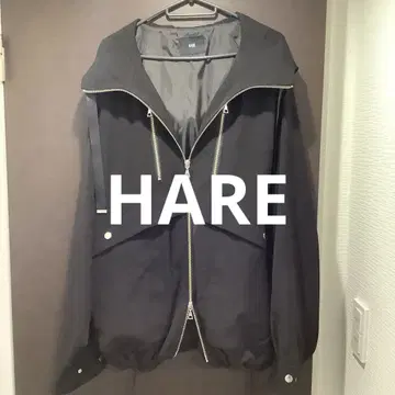 [ HARE ] 오버 후드 블루종