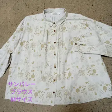 산밸리 숲 풍경 귀여운 블라우스 M 사이즈