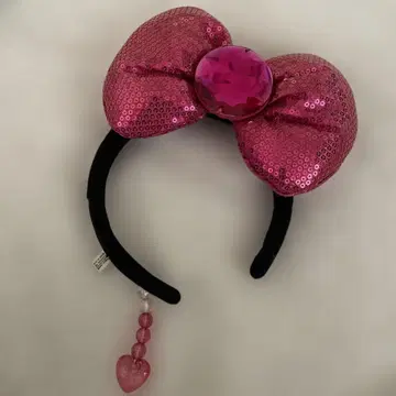 USJ HELLO KITTY 스팽글 리본 머리띠