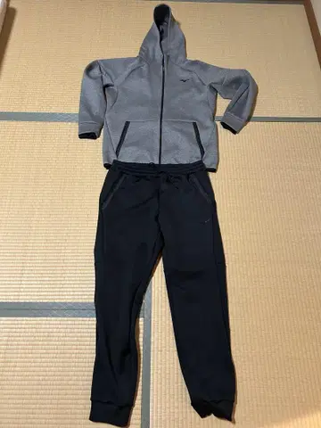 mizuno 미즈노 스트레치 맨투맨 상하의 세트 2XL