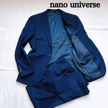 컨디션 최상 고급 나노 유니버스 카노니코 네이비 2B 센터벤트 더블