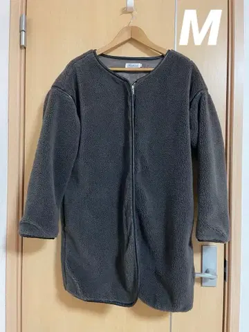 여성용 다크 브라운 m size 보아 자켓