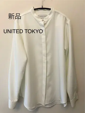 새상품 UNITED TOKYO 화이트 긴팔 셔츠