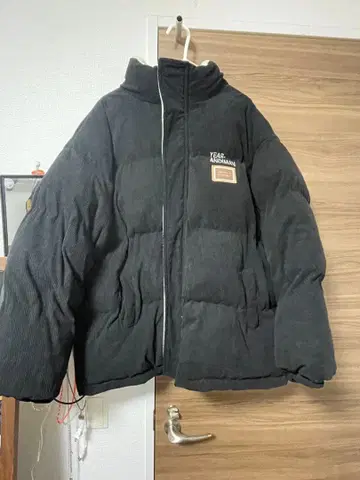 코듀로이 다운 자켓