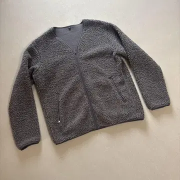 유니클로 그레이 플리스 자켓 L 사이즈