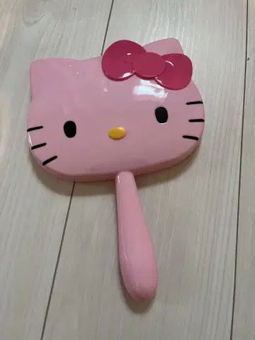헬로키티 핸드 거울 핑크
