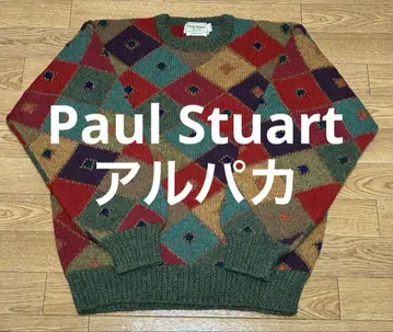 폴 스튜어트 Paul Stuart 손뜨개질 핸드 니트 스웨터