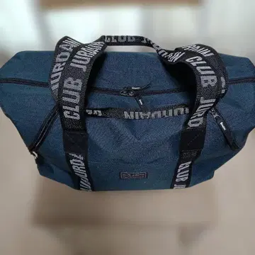 새상품급 다크 블루 보스턴 백 캔버스