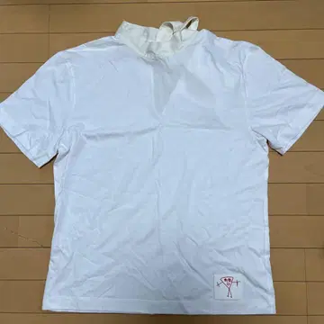 PLAN C 화이트 반팔 티셔츠