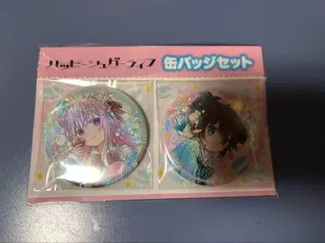 해피 슈가 라이프 팝업 캔뱃지 세트 마츠자카 사토, 고베 시오