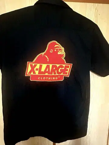 X-LARGE 반팔 워크 셔츠 자수