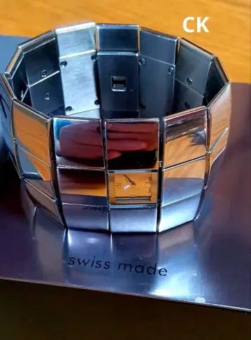 캘빈클라인 브레이슬릿 워치 실버 작동품 정품 Box