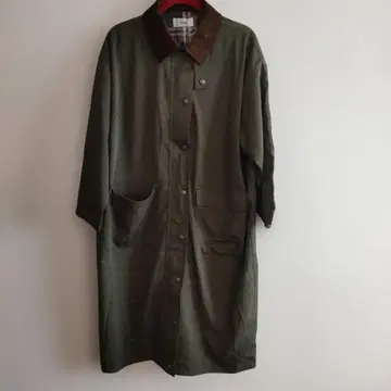 LULALU 올리브 그린 롱 코트