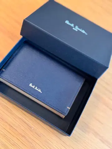 Paul Smith 네이비 가죽 명함지갑