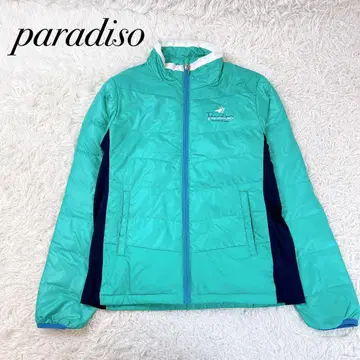 새상품급 Paradiso 다운 자켓 풀 집업 자켓 M 절개