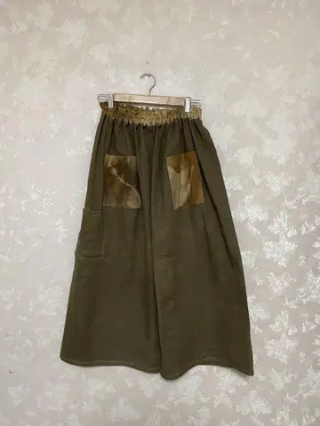 466. 허벅지 염색 와이드 팬츠, 빅 루즈 팬츠  체형 커버 이중 거즈