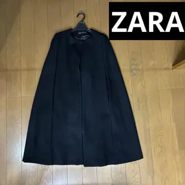 ZARA 케이프 판초 블랙