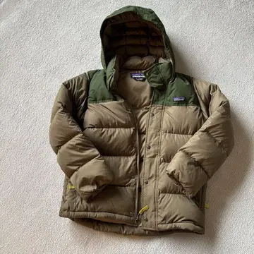 patagonia 후드 부착 다운 자켓 키즈 L