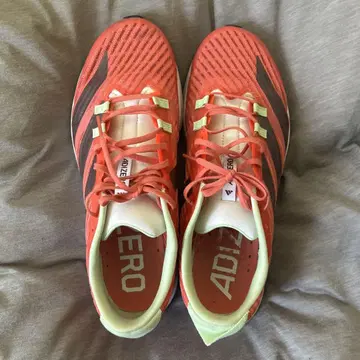 ADIZERO 러닝화 오렌지/블랙