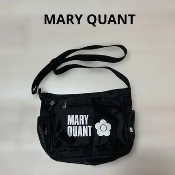 MARY QUANT 6 포켓 블랙 숄더백