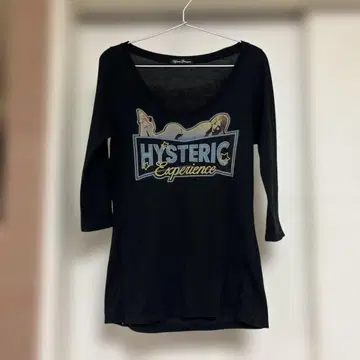 Hysteric Glamour 블랙 긴팔 T셔츠