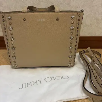 JIMMY CHOO 스타 스터드 토트백