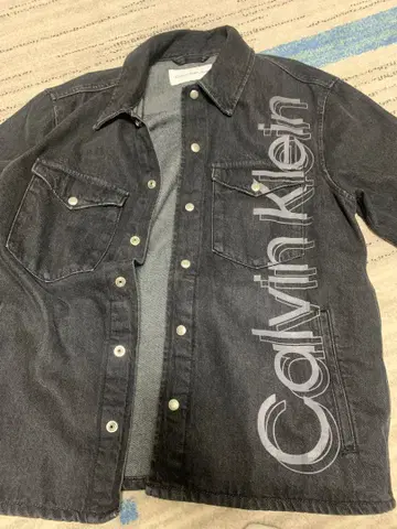 캘빈 클라인 진스 다크 그레이 G 재킷 M