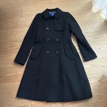 BLUE LABEL CRESTBRIDGE 블랙 롱 코트 36