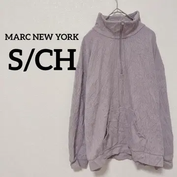 MARC NEW YORK [ S/CH ] 연보라 하프 지퍼 트레이닝복