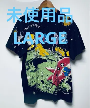 미사용품 GRATEFUL DEAD 오버 패턴 S/S 티