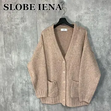 SLOBE IENA 라메 니트 가디건