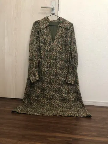 70s marble pattern dress