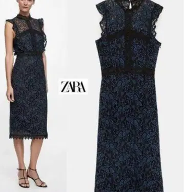 완판템 ZARA 자라 전체 레이스 롱 원피스 드레스