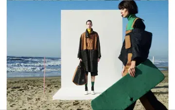 PLAN C 트렌치코트 브라운 블랙