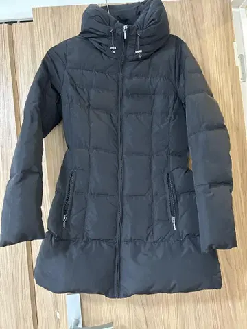 ZARA A라인 롱다운 블랙