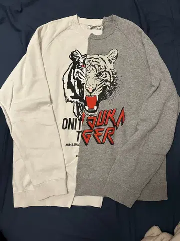 오니츠카타이거 도킹 맨투맨