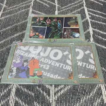 제일복권 죠죠의 기묘한 모험 3부 H상 비주얼 매트 2종 세트