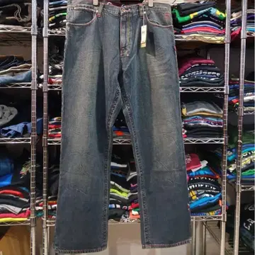 미사용 새상품 COOGI 자수 데님 팬츠 38인치