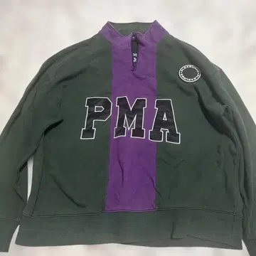 PLEASURES PMA 로고 트레이닝복 그린/퍼플