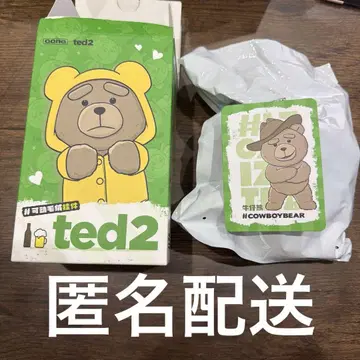 POPMART ted2 봉제 인형 cowboy bear