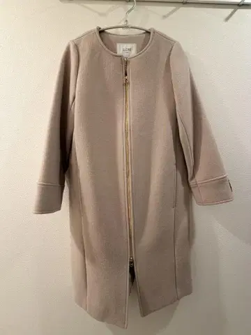 SLOBE iENA 노카라 자켓 베이지