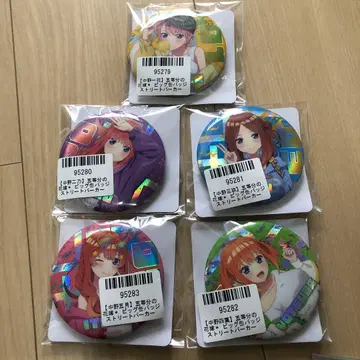 5등분의 신부 빅 캔뱃지 스트릿 후드티 ver GiGO 한정판 5종 세트