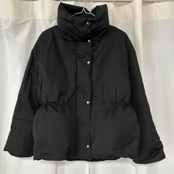 숏 다운 자켓 코트 블랙